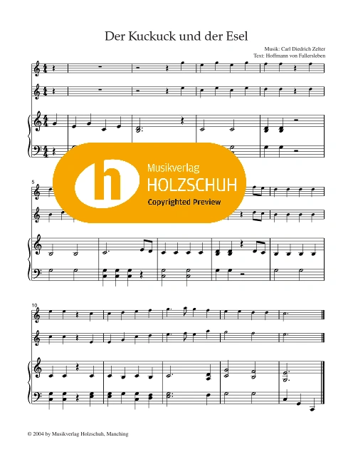 Der Kuckuck und der Esel